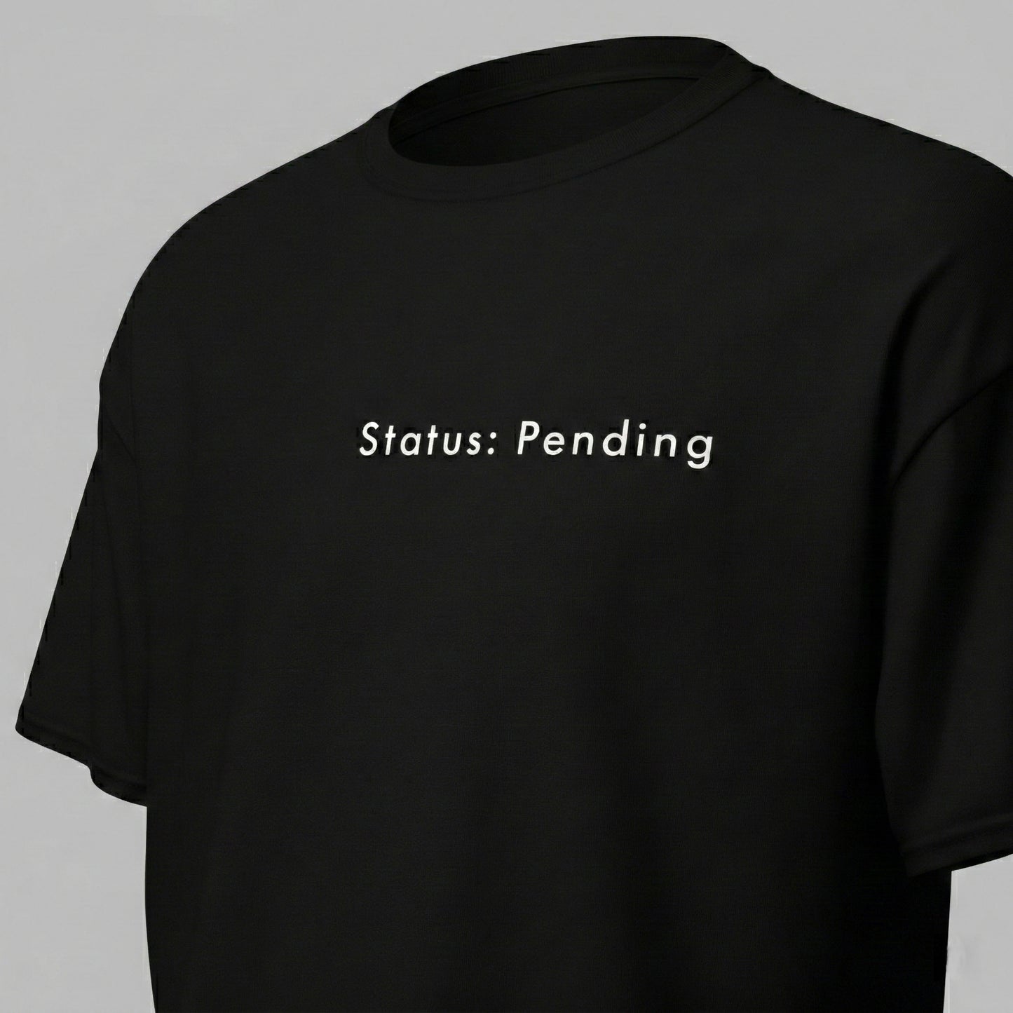 Status: Pending — Issue #01 / Unisex Organic Cotton T-shirt.